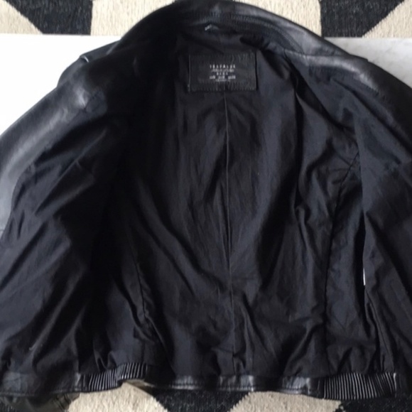 ZARA Authentic Leather Biker Jacket - Picture 6 of 6